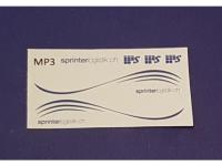 Decalsatz 1:87 MB Actros MP3 Kippsattelzug