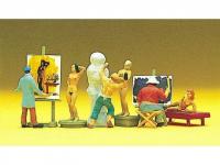Figuren Maler, Bildhauer, Modell